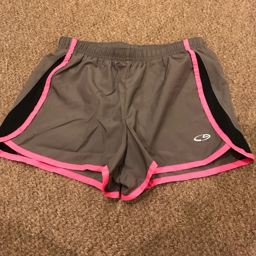 Gray gym shorts
